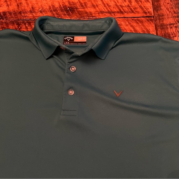 EUC Callaway Golf Shirt Opti Dry Sz Large 🔥 ⛳️ - Picture 3 of 8
